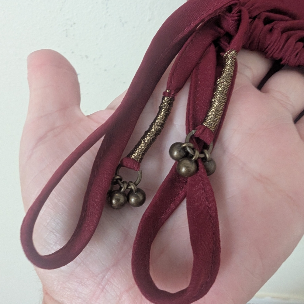 Intimately Free People Another Round Bodysuit, Burgundy, Size Med - Picture 7 of 13